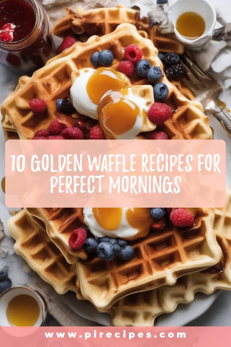 10 Golden Waffle Recipes for Perfect Mornings