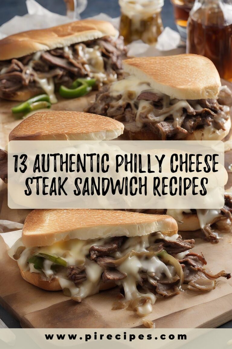 13 Authentic Philly Cheese Steak Sandwich Recipes