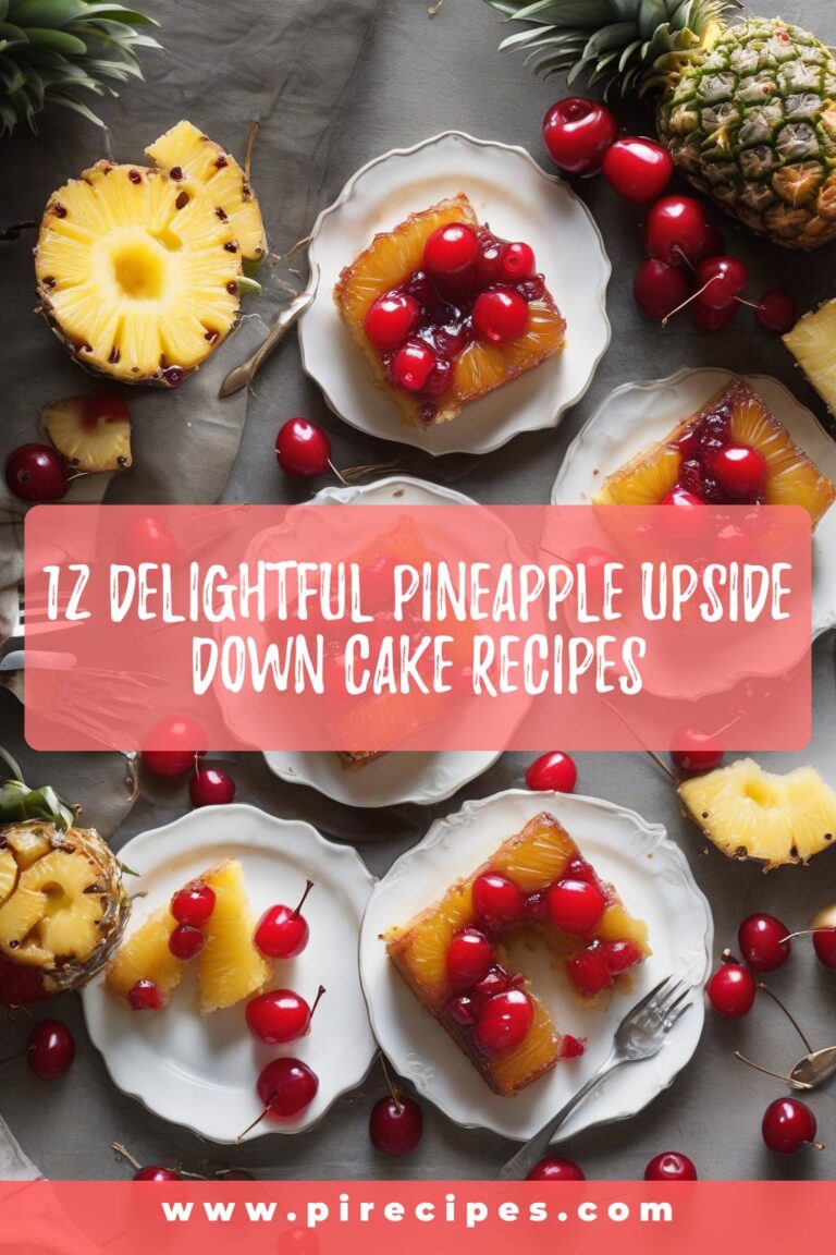 12 Delightful Pineapple Upside Down Cake Recipes