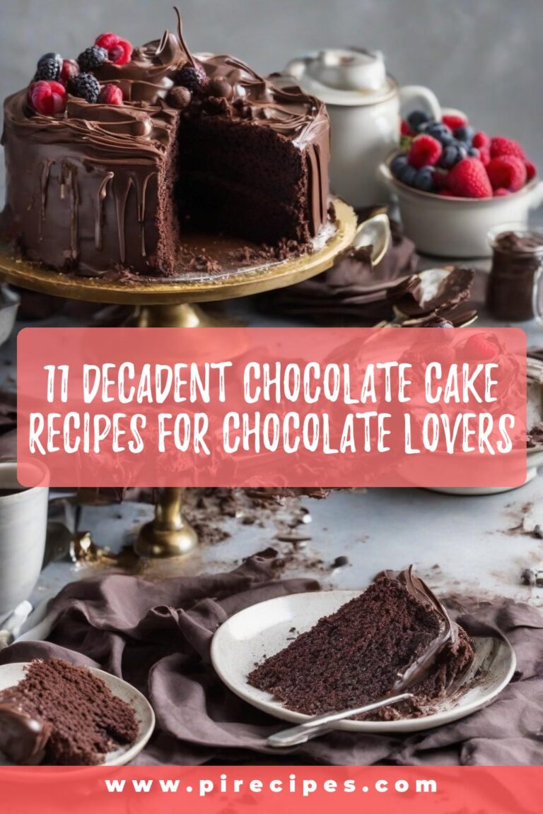 11 Decadent Chocolate Cake Recipes for Chocolate Lovers