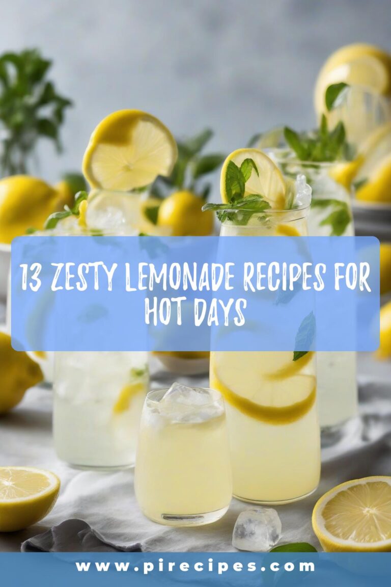 13 Zesty Lemonade Recipes for Hot Days
