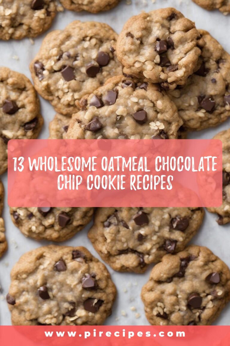 13 Wholesome Oatmeal Chocolate Chip Cookie Recipes