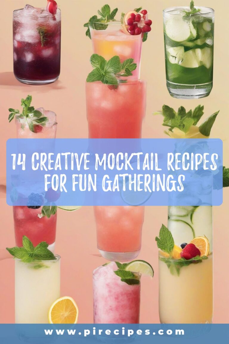 14 Creative Mocktail Recipes for Fun Gatherings