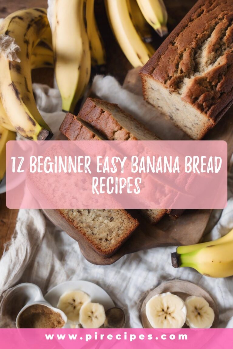 12 Beginner Easy Banana Bread Recipes