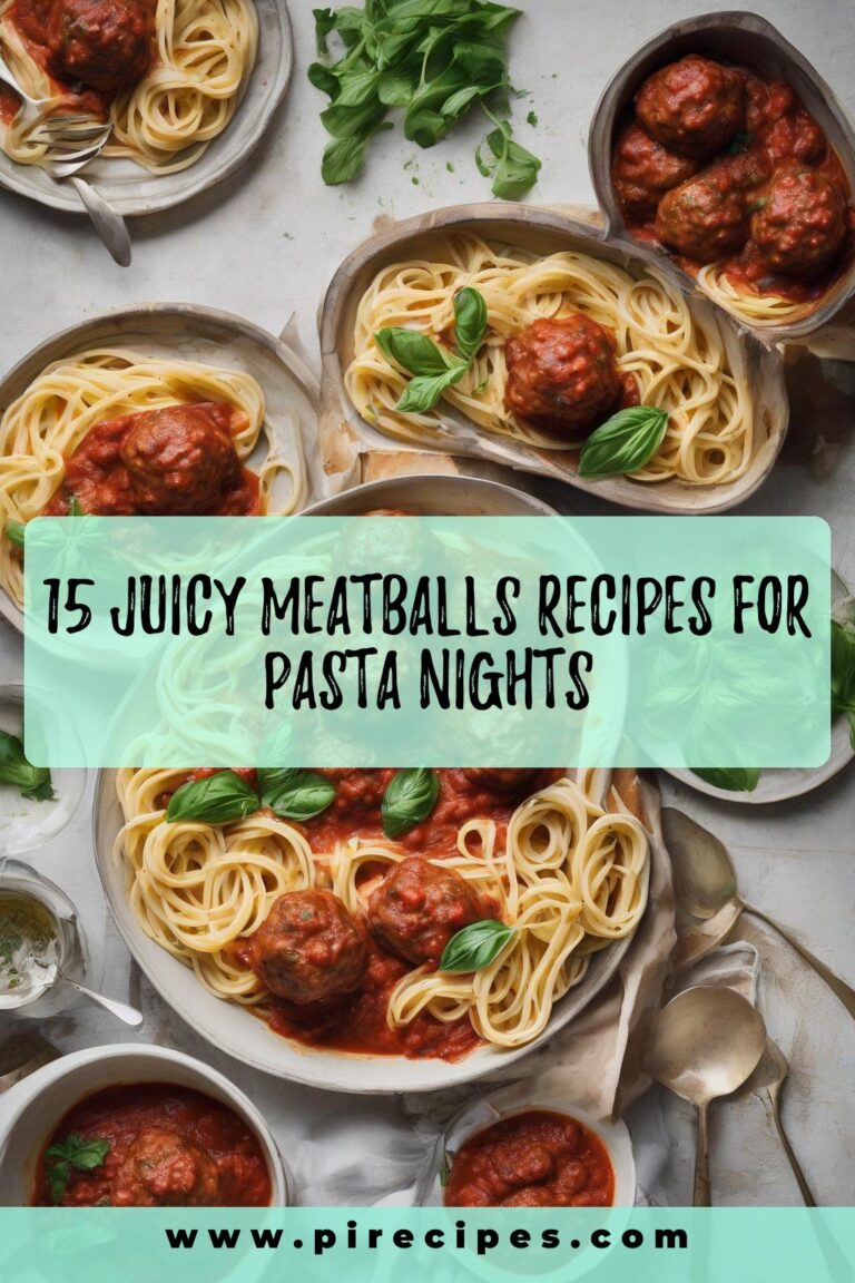 15 Juicy Meatballs Recipes for Pasta Nights