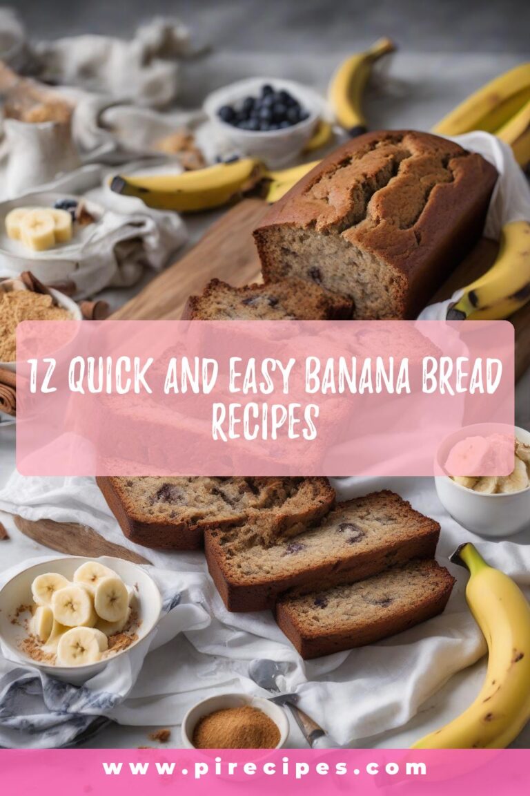 12 Quick and Easy Banana Bread Recipes