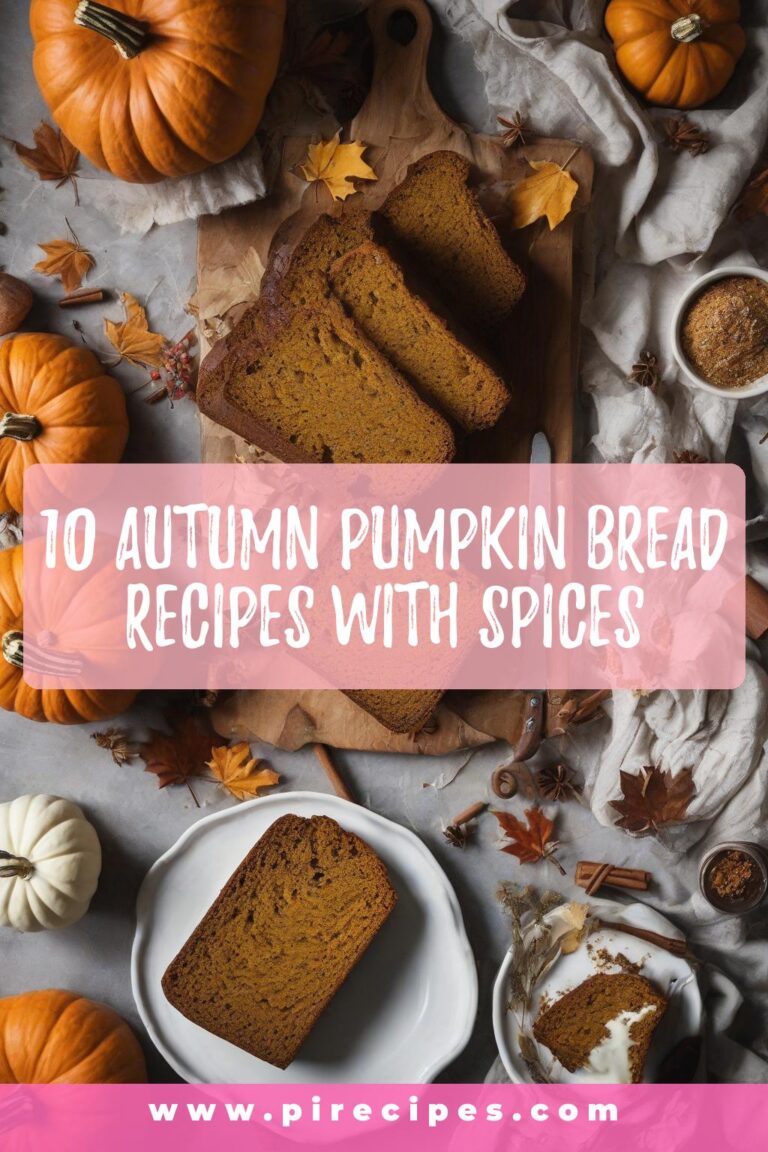 10 Autumn Pumpkin Bread Recipes with Spices
