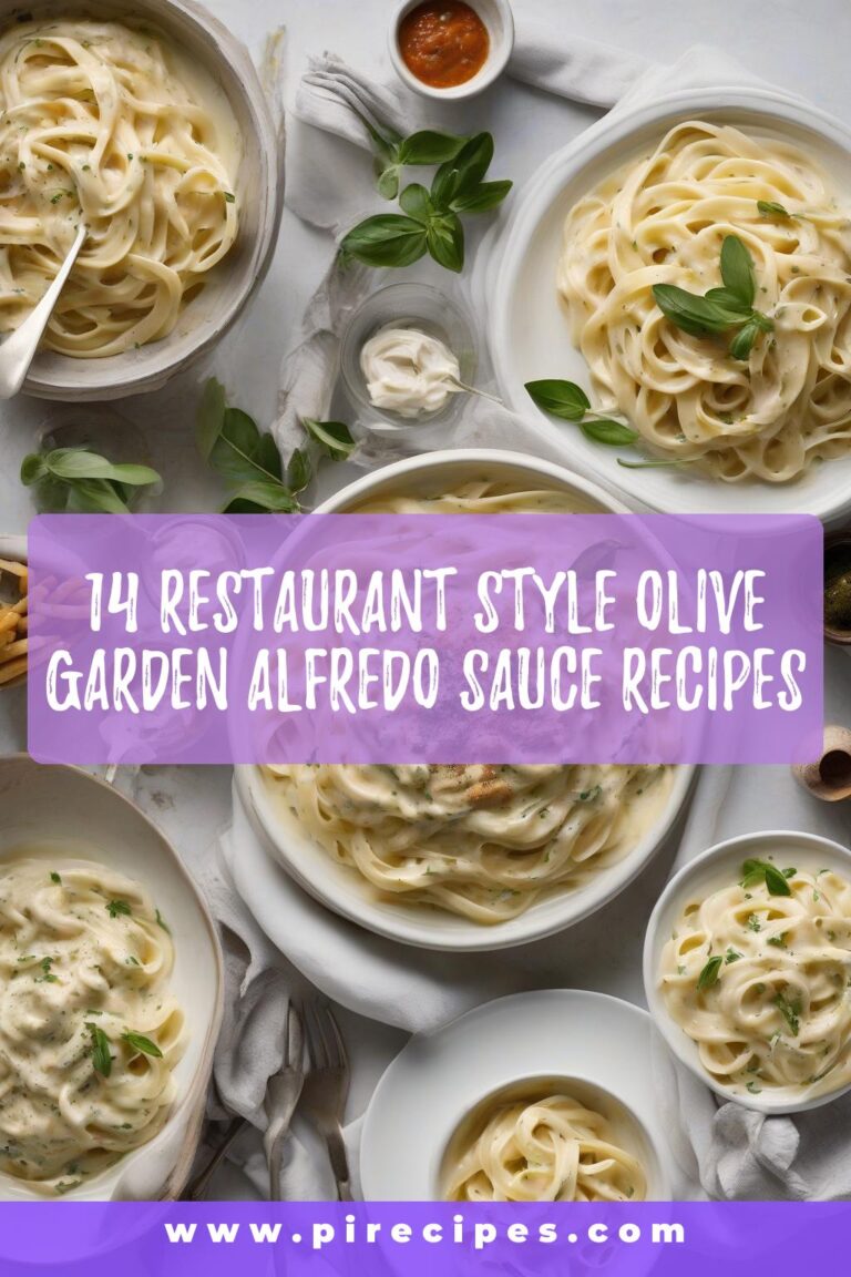 14 Restaurant-Style Olive Garden Alfredo Sauce Recipes