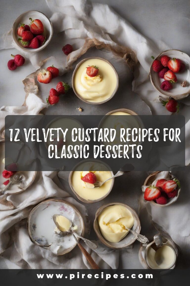 12 Velvety Custard Recipes for Classic Desserts