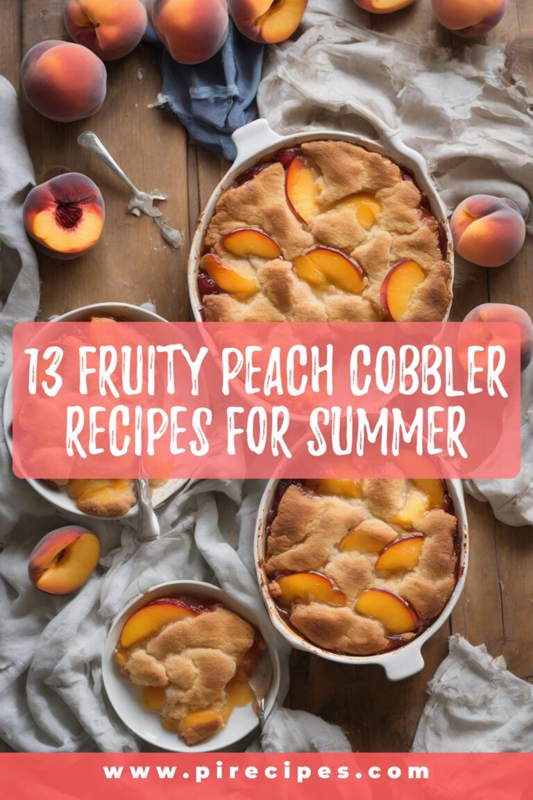 13 Fruity Peach Cobbler Recipes for Summer