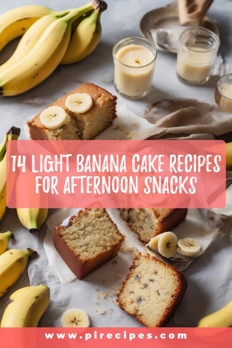 14 Light Banana Cake Recipes for Afternoon Snacks