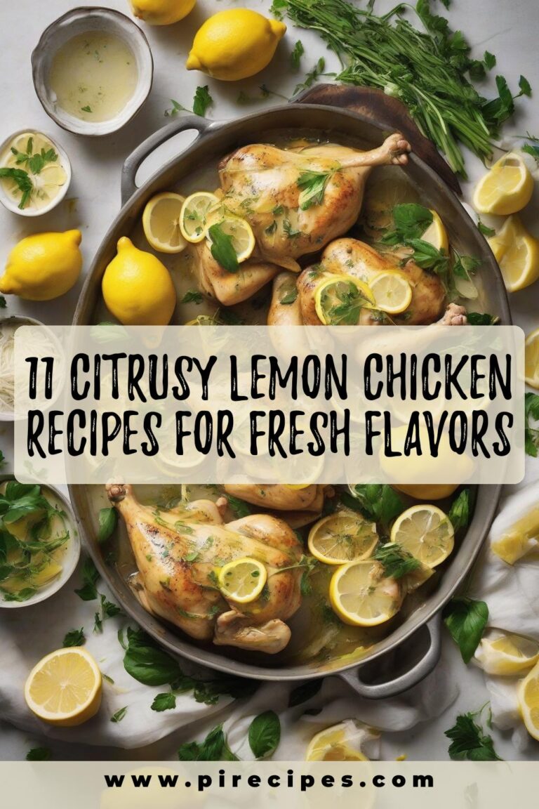 11 Citrusy Lemon Chicken Recipes for Fresh Flavors