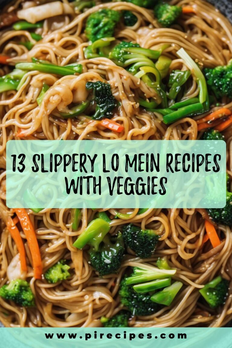 13 Slippery Lo Mein Recipes with Veggies