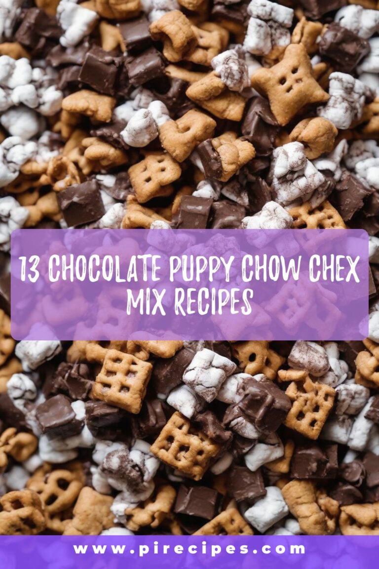 13 Chocolate Puppy Chow Chex Mix Recipes