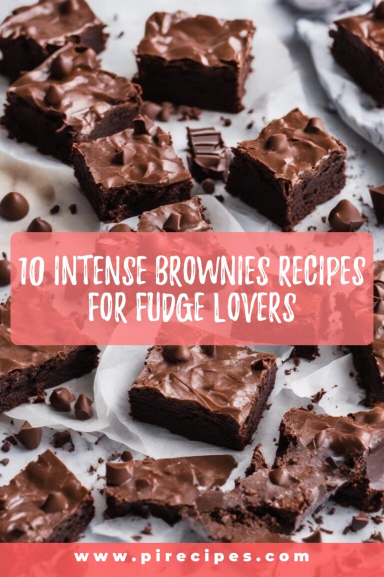 10 Intense Brownies Recipes for Fudge Lovers