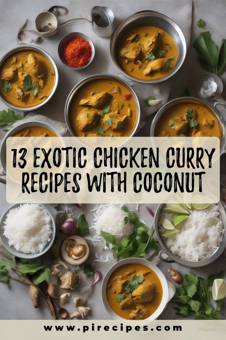13 Exotic Chicken Curry Recipes with Coconut