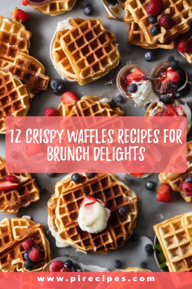12 Crispy Waffles Recipes for Brunch Delights