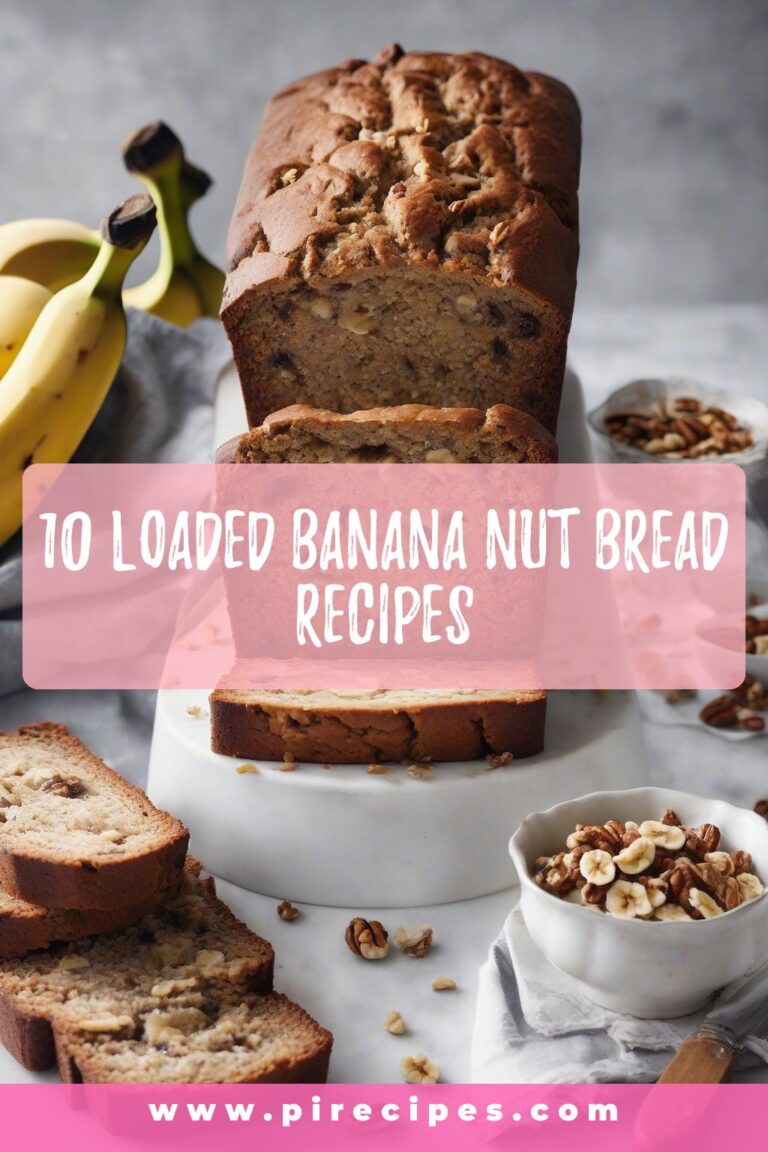 10 Loaded Banana Nut Bread Recipes