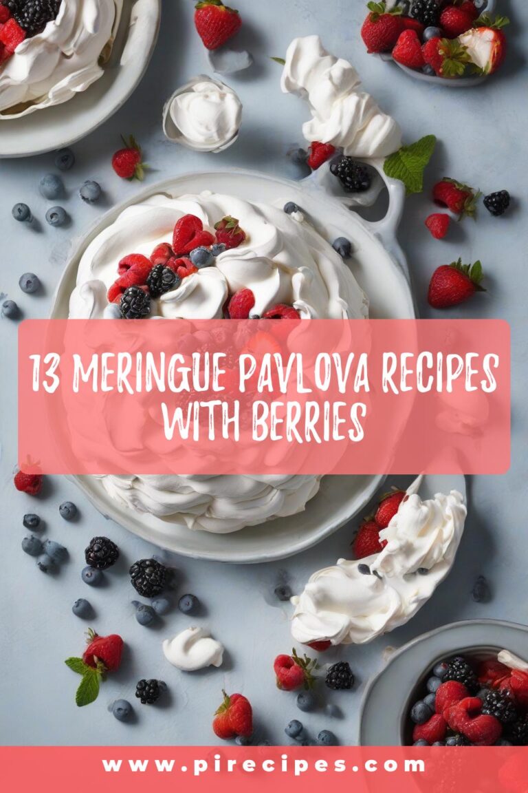 13 Meringue Pavlova Recipes with Berries