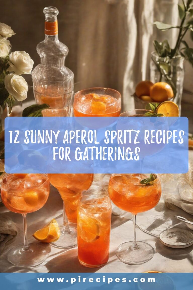 12 Sunny Aperol Spritz Recipes for Gatherings