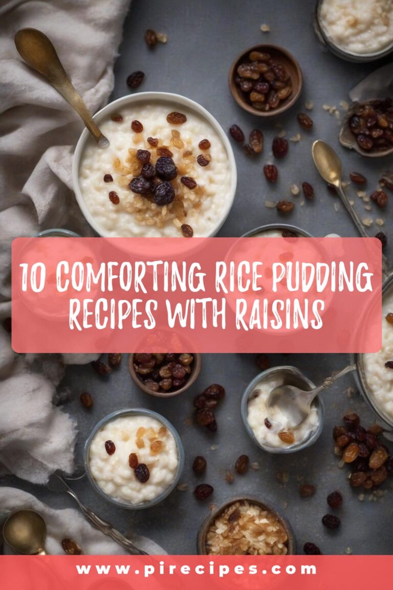 10 Comforting Rice Pudding Recipes with Raisins