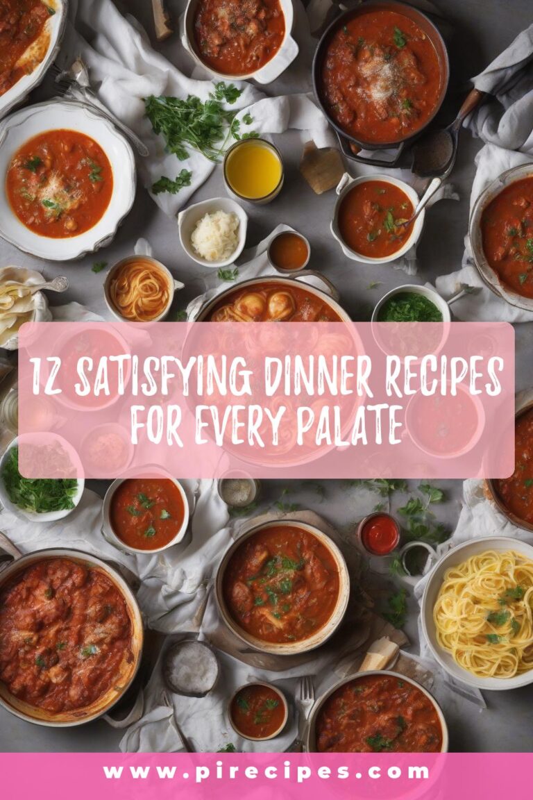 12 Satisfying Dinner Recipes for Every Palate
