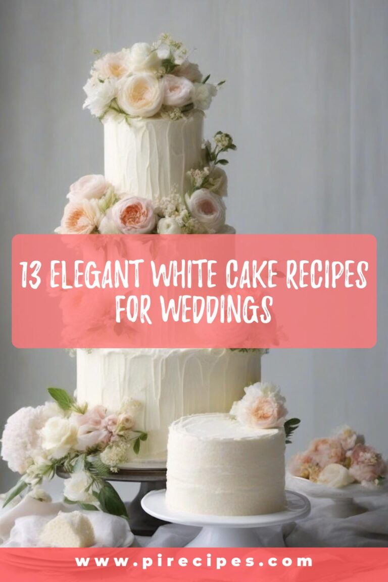 13 Elegant White Cake Recipes for Weddings