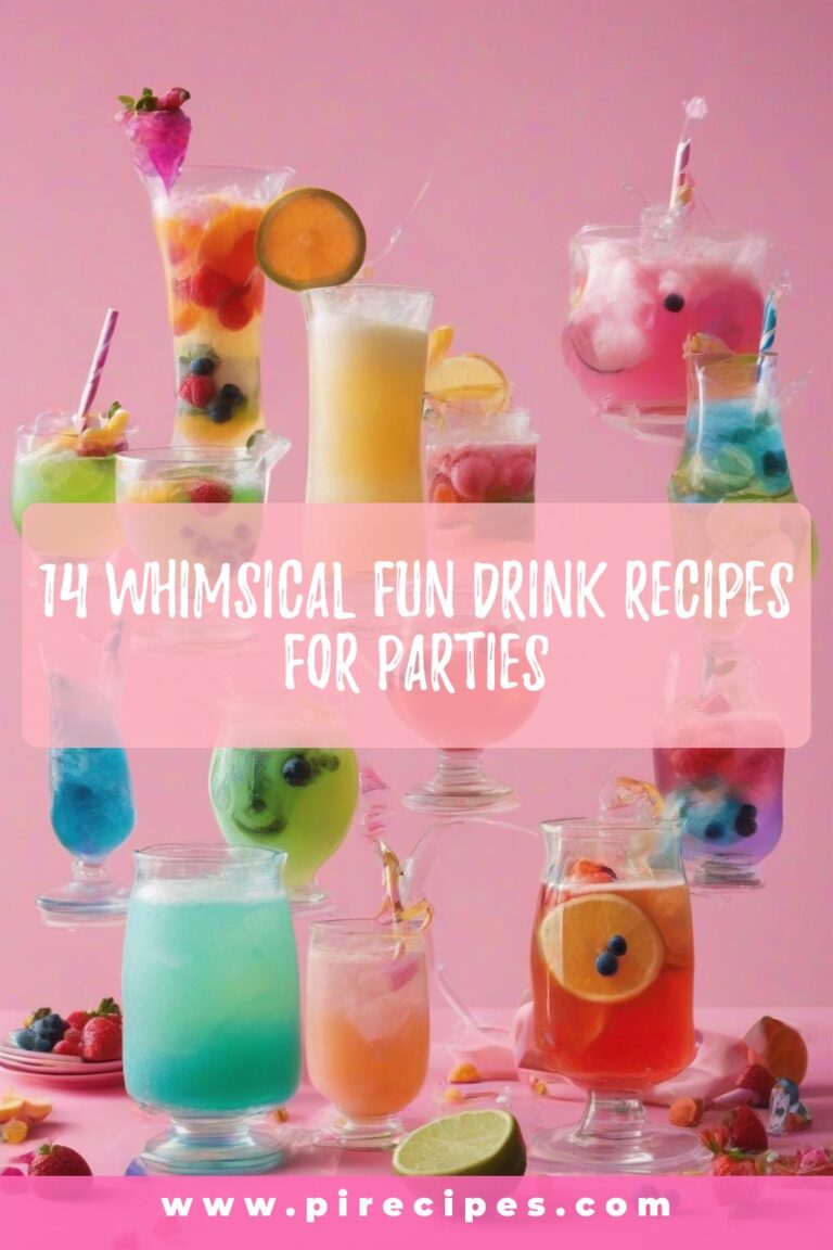 14 Whimsical Fun Drink Recipes for Parties