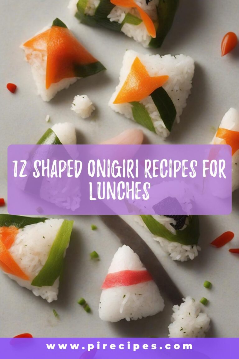12 Shaped Onigiri Recipes for Lunches