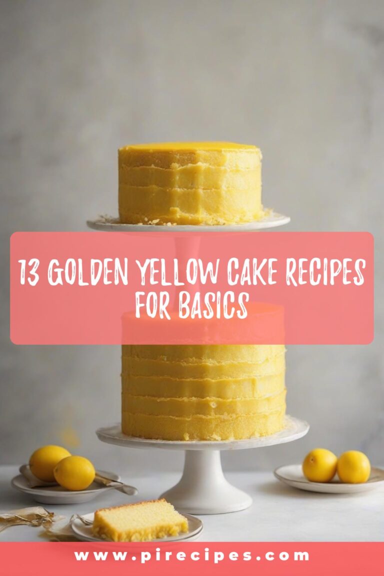 13 Golden Yellow Cake Recipes for Basics