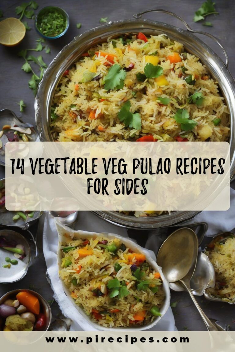 14 Vegetable Veg Pulao Recipes for Sides