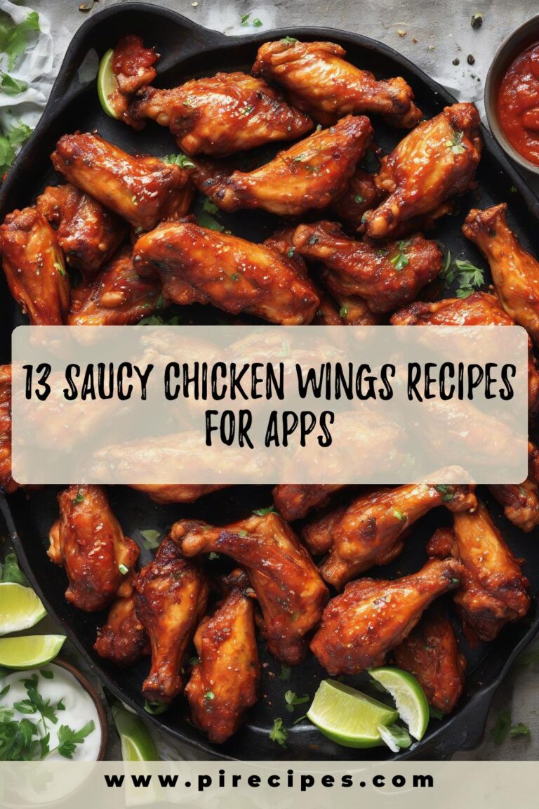 13 Saucy Chicken Wings Recipes for Apps