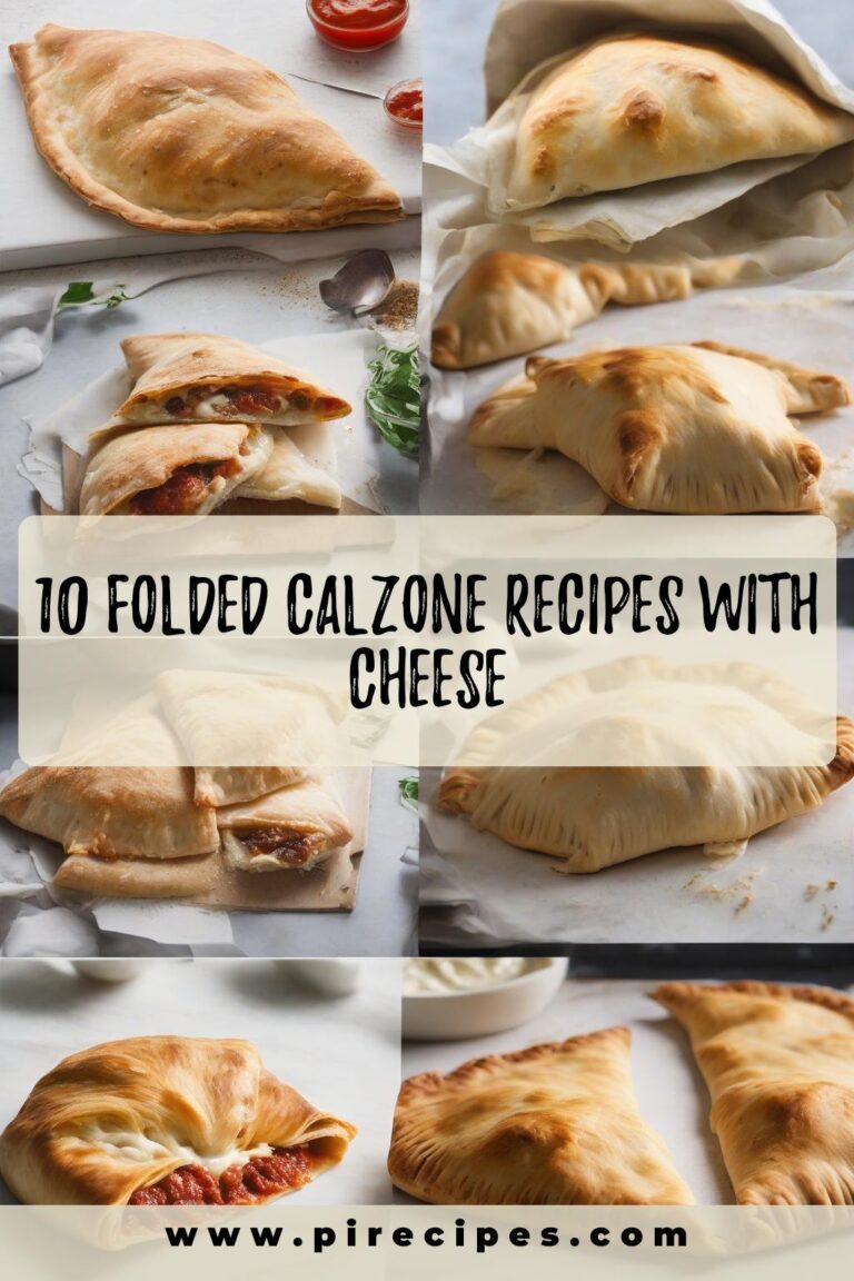 10 Folded Calzone Recipes with Cheese