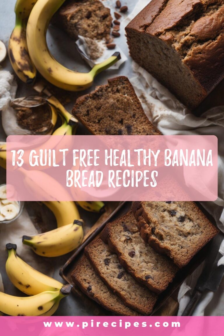 13 Guilt-Free Healthy Banana Bread Recipes