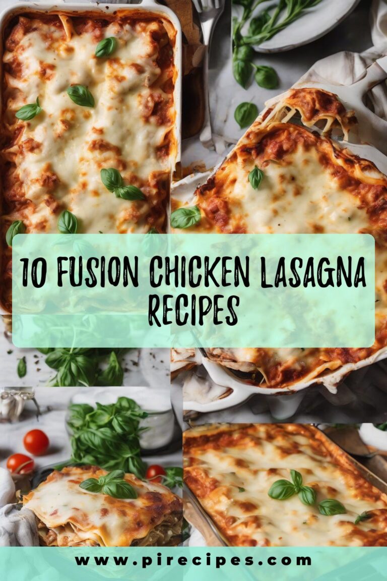 10 Fusion Chicken Lasagna Recipes