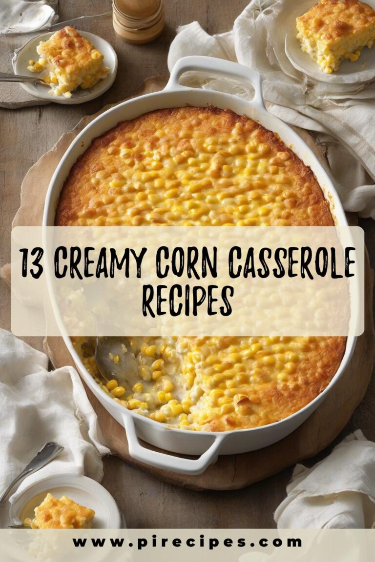 13 Creamy Corn Casserole Recipes