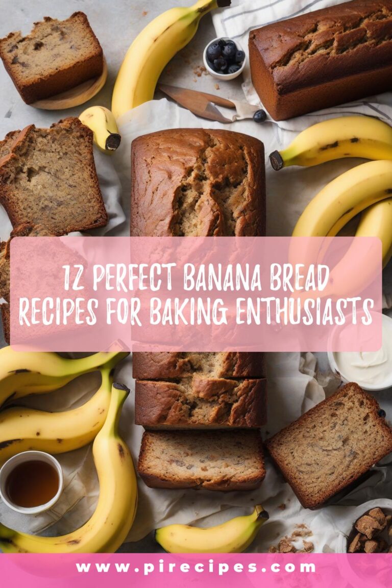 12 Perfect Banana Bread Recipes for Baking Enthusiasts