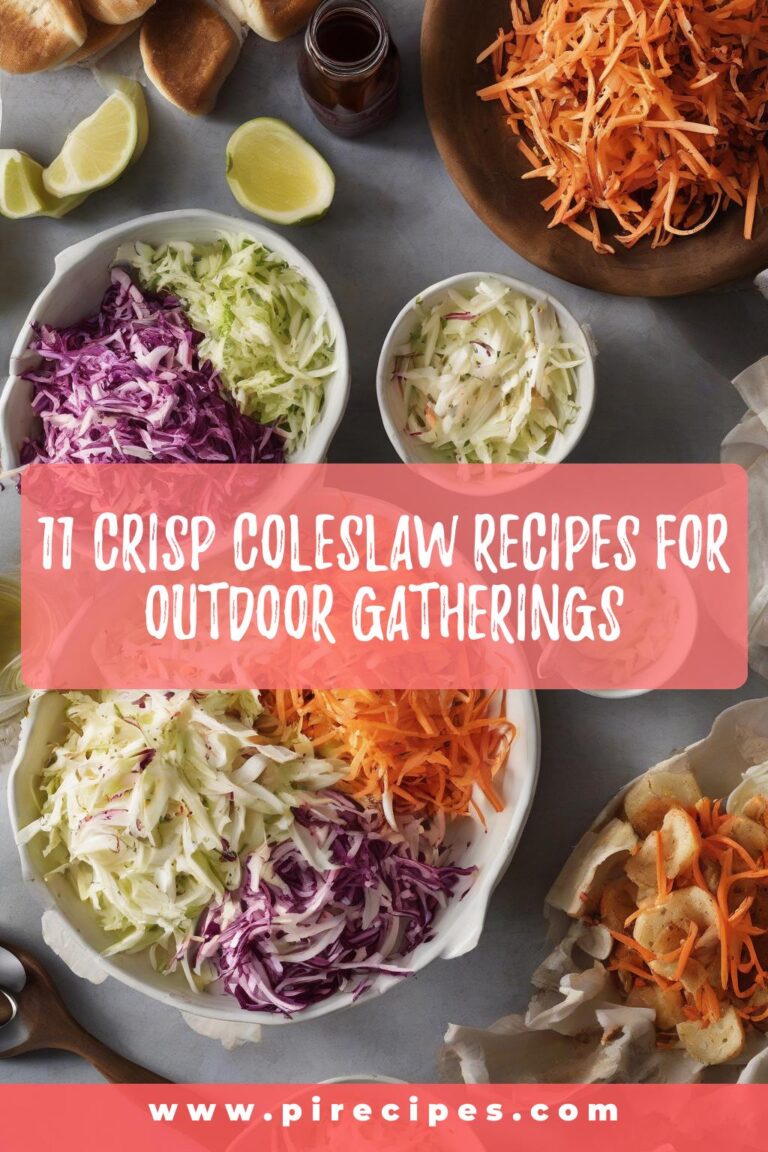 11 Crisp Coleslaw Recipes for Outdoor Gatherings
