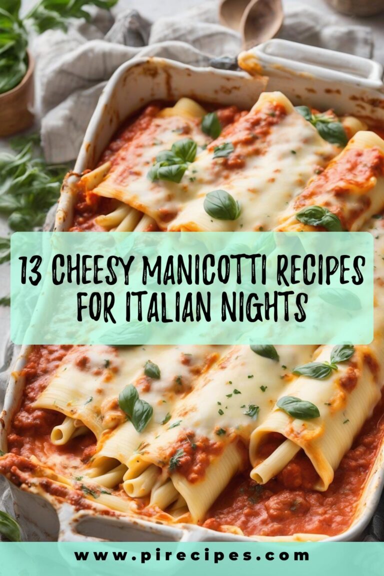 13 Cheesy Manicotti Recipes for Italian Nights
