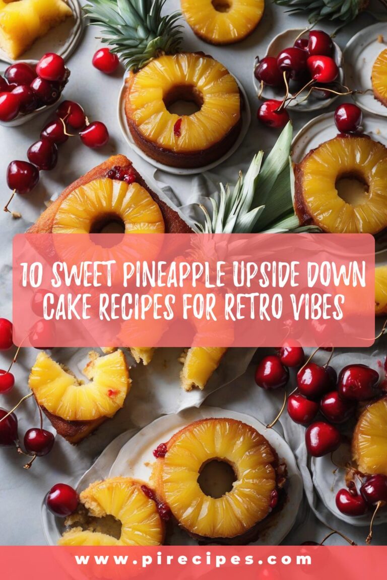 10 Sweet Pineapple Upside Down Cake Recipes for Retro Vibes