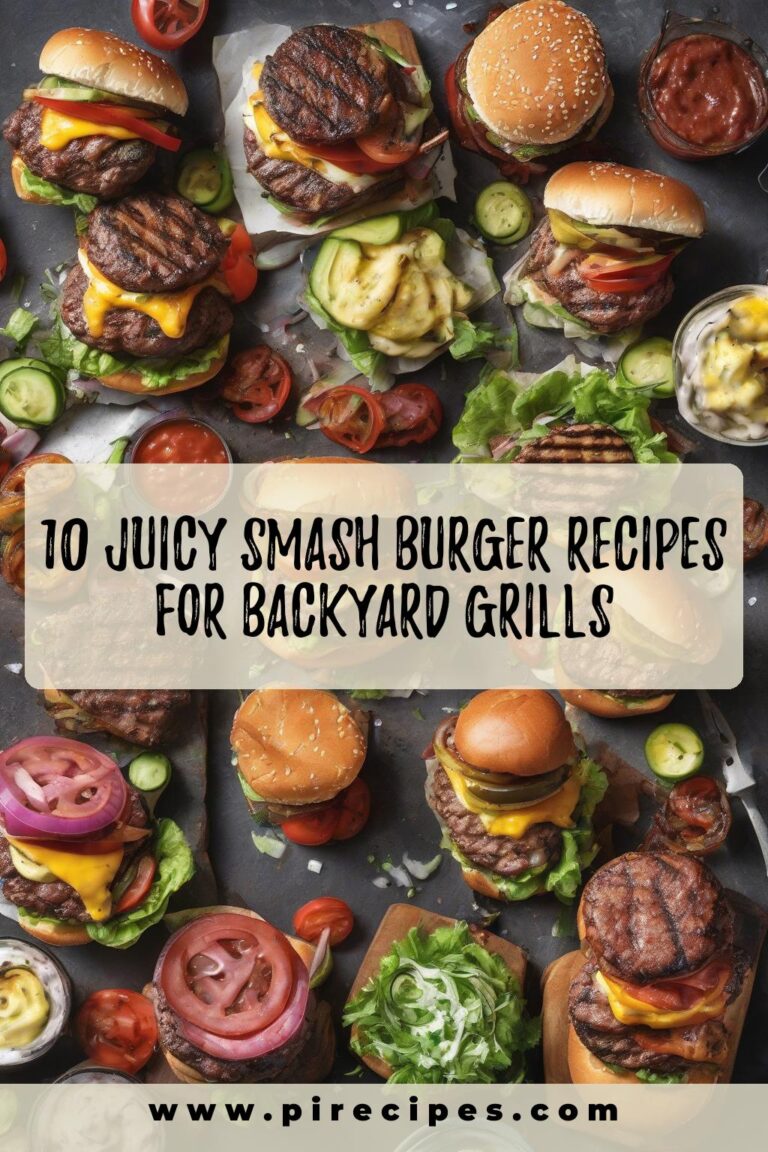 10 Juicy Smash Burger Recipes for Backyard Grills