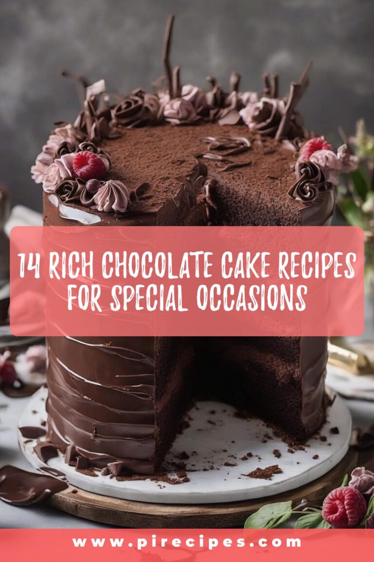 14 Rich Chocolate Cake Recipes for Special Occasions