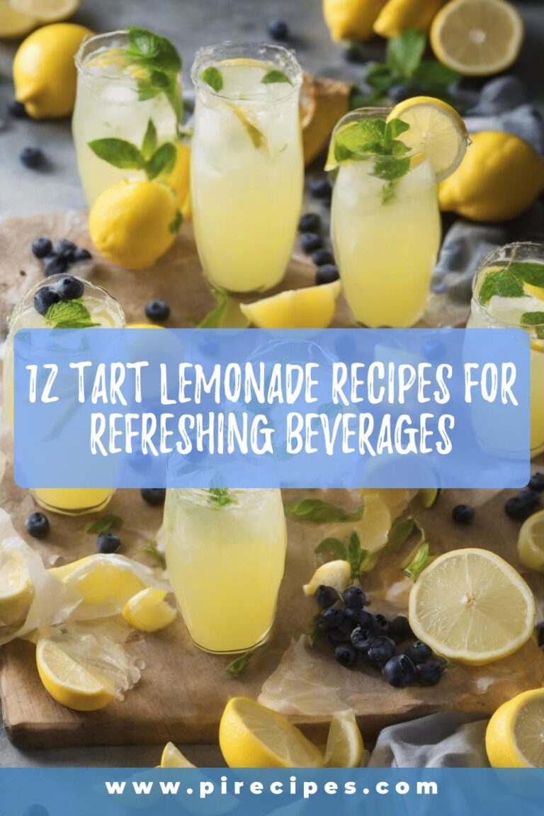 12 Tart Lemonade Recipes for Refreshing Beverages