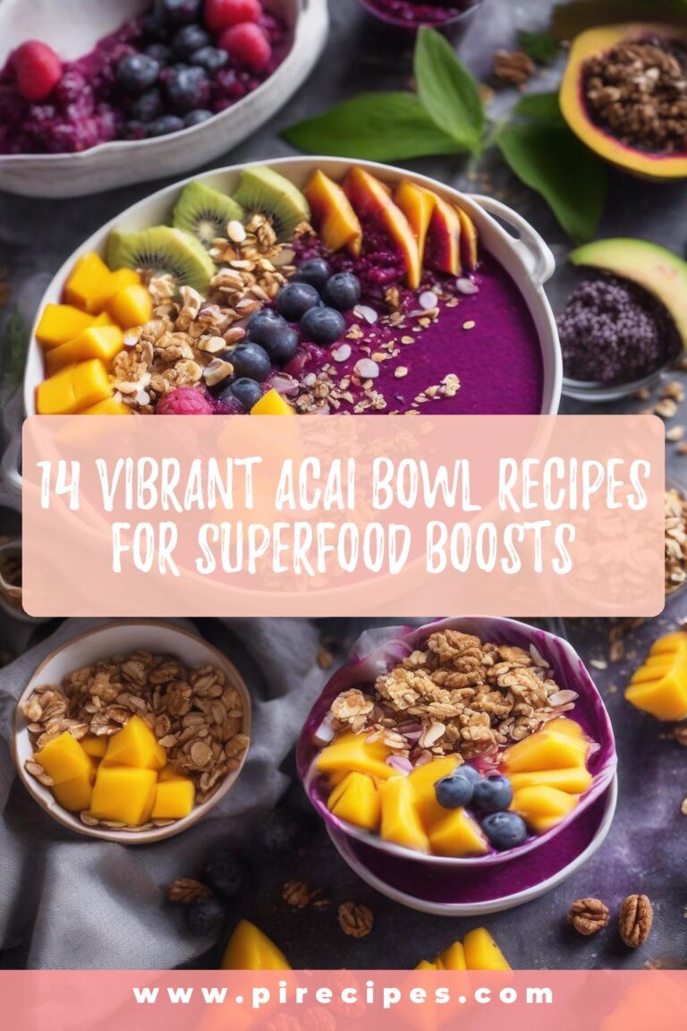 14 Vibrant Acai Bowl Recipes for Superfood Boosts