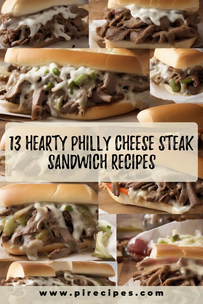 13 Hearty Philly Cheese Steak Sandwich Recipes