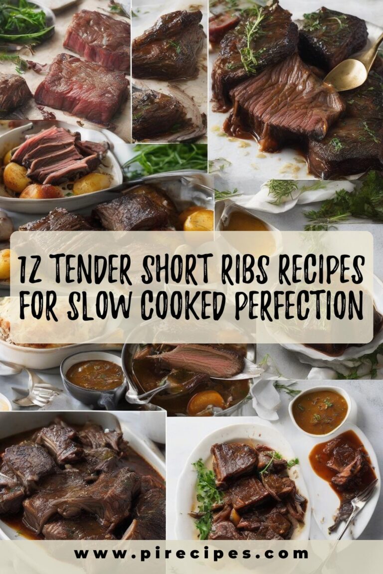 12 Tender Short Ribs Recipes for Slow-Cooked Perfection