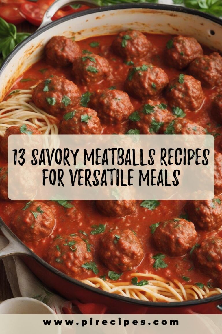 13 Savory Meatballs Recipes for Versatile Meals