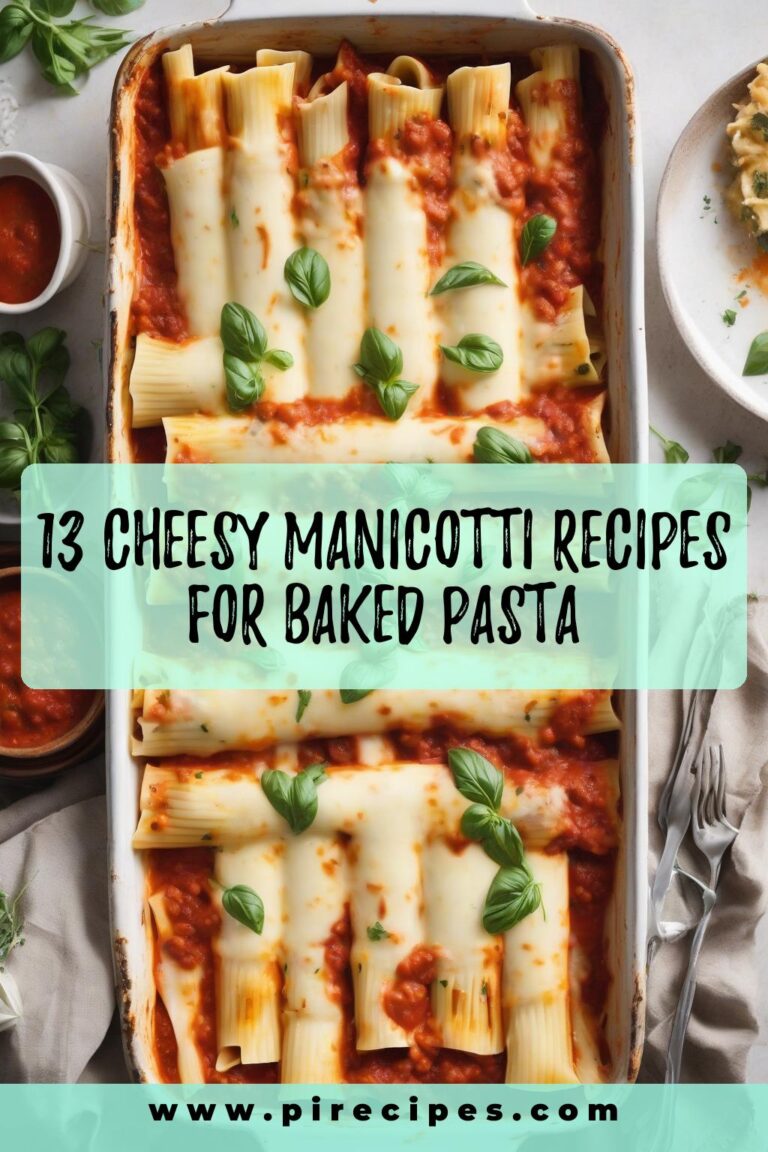 13 Cheesy Manicotti Recipes for Baked Pasta