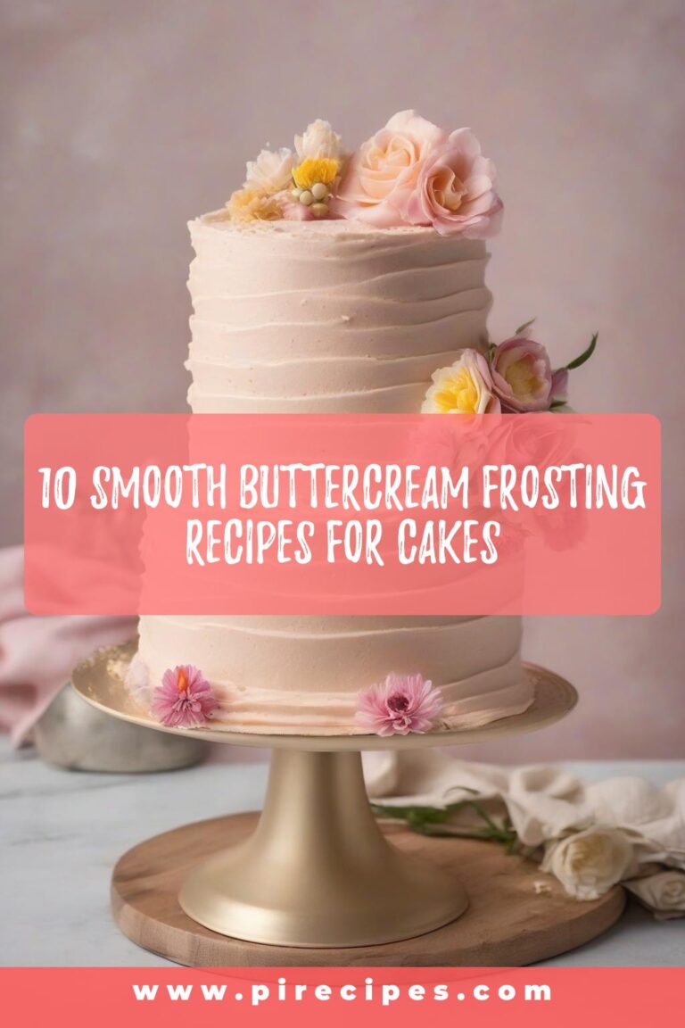 10 Smooth Buttercream Frosting Recipes for Cakes