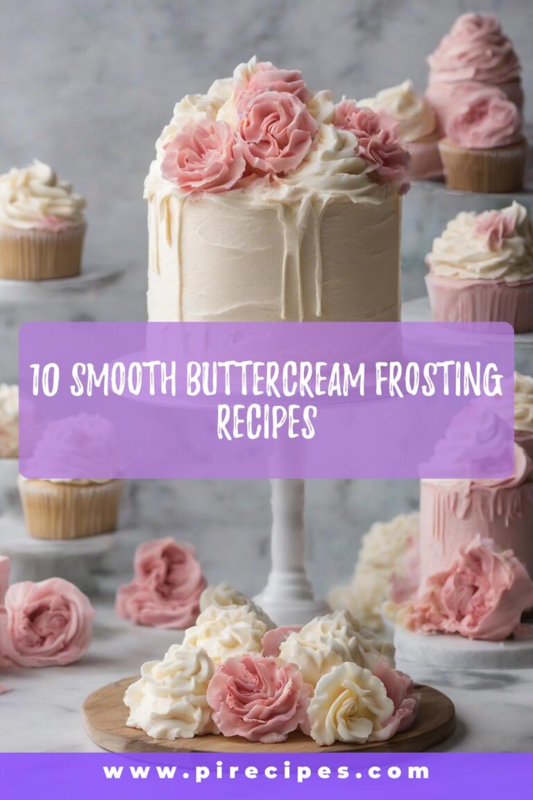 10 Smooth Buttercream Frosting Recipes